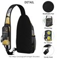 thumbnail image 3 of Abstract Modern Oil Sling Bag for Women Men Travel Sling Bag Chest Bag for Outdoor Activities Gym AntiTheft Sling Shoulder Bag Gym Sports Travel Hiking Daypack, 3 of 6