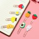 thumbnail image 1 of Kawaii Animal Bookmarks Office Bookmark Binder Clips de papel Escuela Flor, 1 of 2