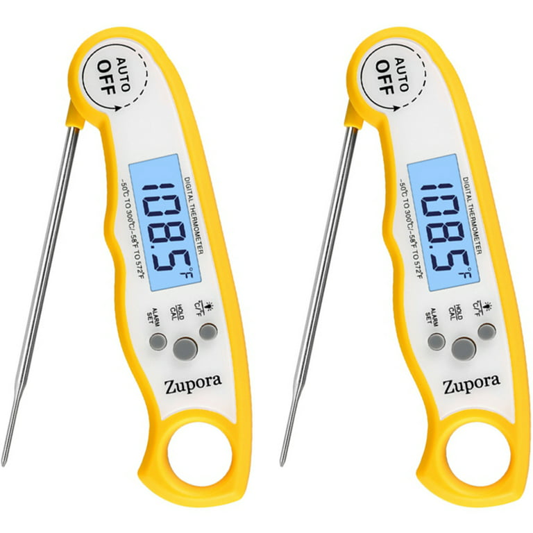 Instant Read Meat Thermometer, Digital Food Thermometer for Cooking,  Kitchen Candy Thermometer with Fahrenheit & Celsius (℉/℃) Switch for Oil  Deep Dry