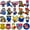 color5, variant on 18Pcs Simpsons Shoe Charms Fits for Clog Sandals Shoes Decoration, Anime Accessories Charms for Women Men