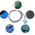 thumbnail image 3 of Terizger Cable Flexible De Fibra Óptica De 12 Hilos Lc/Upc Monomodo De Baja Pérdida De Inserción Con Virola De Cerámica De 1,5 M Para Sistema De Comunicación De Fibra Óptica Lan De Fibra Óptica, 3 of 5