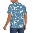 thumbnail image 2 of KLL Poodle Dog for Men's Baseball Shirts,Short Sleeve Casual Shirts Button Down Shirt for Men Beach Summer Wedding Shirt-XX-Large, 2 of 7