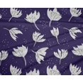 thumbnail image 4 of oneOone Polyester Lycra Purple Fabric Florals Craft Projects Decor Fabric Printed By The Yard 56 Inch Wide, 4 of 4