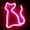 Pink, variant on Neon Night Light, LED Neon Signs Night Light Cat Neon Lights Neon Lights for Kids Bedroom Battery USB Operated