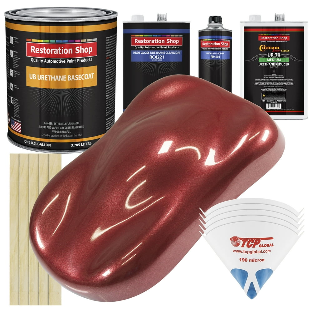Firemist Red Metallic Gallon URETHANE BASECOAT CLEARCOAT Car Auto Paint