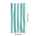 thumbnail image 3 of Honeeladyy Stripe Bath Towel, Outdoor Quick-Dry Sand-Resistant Beach Towel, 59"X30" Towel, Super Absorbent Microfiber Towel for Travel, Swimming, Pool, Beach,Travel, Gym & Camping Green, 3 of 8