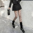 thumbnail image 4 of Sakmal Fleece Lined Black Tights Patterned Warm Pantyhose Winter Ladies Tight, 4 of 5