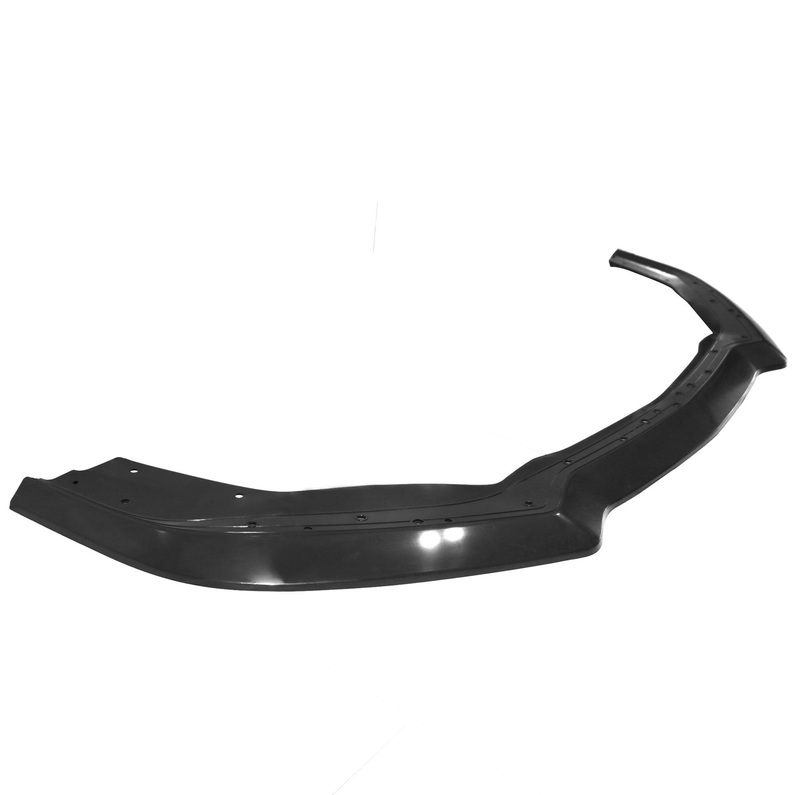 Ikon Motorsports Front Bumper Lip Compatible With 2021-2023 Ford Mustang Mach 1 Matte Black PP Polypropylene Handling Package Style Front Lip Spoiler Splitter