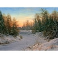 thumbnail image 3 of Basov, Sergej 14x11 Black Modern Framed Museum Art Print Titled - Getting dark, 3 of 5