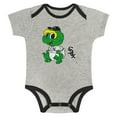 thumbnail image 2 of Newborn & Infant Gray/White Chicago White Sox Two-Pack Play Ball Bodysuit Set, 2 of 5
