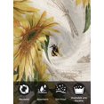 thumbnail image 7 of Sunflowers Cloth Napkins Set of 8 Reusable Dinner Napkins, Vintage Yellow Floral Farm Butterfly Cocktail Napkin Washable Table Napkins for Wedding/Holiday Party/Baby Shower 20"x20", 7 of 7