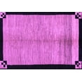 thumbnail image 1 of Ahgly Company Indoor Rectangle Oriental Purple Modern Area Rugs, 8' x 10', 1 of 4