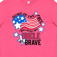 thumbnail image 4 of Inktastic Home of the Free Because My Uncle is Brave Youth T-Shirt, 4 of 5