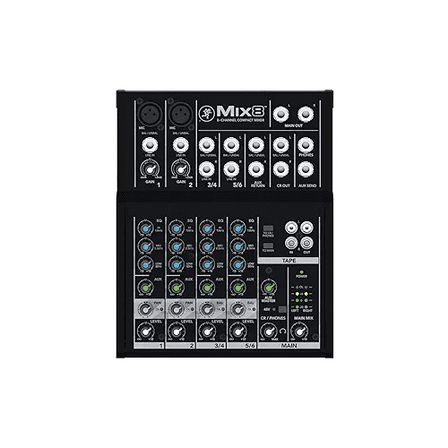 Mackie Mix8 8-Channel Compact Mixer