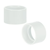 Uxcell Light Socket Shade Ring, 35 mm Metal Hanging Lamp Holder Parts, White 2Pcs