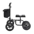 thumbnail image 6 of Knee Scooter, Steerable Knee Walker - Carbon Steel, 350lbs Capacity, Adjustable Handlebar & Knee Pad, 12" All-Terrain Wheel, Dual Brakes, for Foot/Ankle/Leg Recovery, 6 of 6