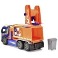 thumbnail image 4 of Dickie Toys: Giant Garbage Truck - Blue & Orange - 22" Volvo FMX Toy Vehicle, Light & Sound, Dumpster Bin, Moving Parts, Licensed, Kids Ages 3+, 4 of 6