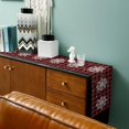 thumbnail image 6 of Christmas Table Runner-Red Black Buffalo Plaid Check Snowflake-Cotton Linen-Winter Dinner Scarf Décor,Long 120'''' Holiday Dresser Scarves,Farmhouse Xmas Kitchen Coffee/Dining Living Room Tablerunner, 6 of 7