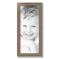 thumbnail image 2 of ArtToFrames 9" x 22" Aged White Gold Picture Frame, 9x22 inch Silver Wood Poster Frame (WOM-2036),  Pack, 2 of 7