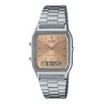 thumbnail image 1 of Casio Reloj Unisex Vintage Analógico Digital con Esfera de Cobre Claro y Doble Horario de Cuarzo AQ-230A-4AMQY, 1 of 3