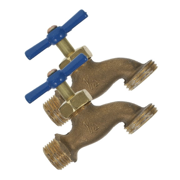 Garden Hose Connect Faucet 2 Pcs Connector Bib Bibs Multifunction Water Tap Multifunctional Retro Gardening