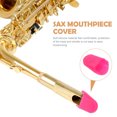 thumbnail image 2 of Raindrops Saxophone Mouthpiece Cushions Saxophone Mouthpiece Cover Rosy 1Pack, 2 of 8