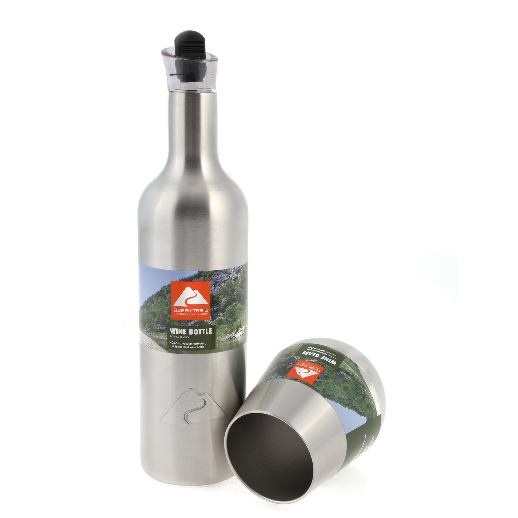 12 Pack: Mini Wine Bottle & Glasses Set by ArtMinds™