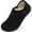 Black, variant on Leisfit Orthopedic House Slippers for Women Adjustable Diabetic Slippers Wide Toe Velvet Walking Shoes