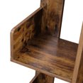 thumbnail image 5 of SONGMICS HOME Bookcase, Tree-Shaped Bookshelf with 8 Storage Shelves, Rounded Corners, 19.7 x 9.8 x 55.1 Inches, Rustic Brown, 5 of 5