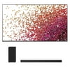 LG 86NANO75UPA 86" Class Ultra HD 4K NanoCell Display Smart TV with LG SN6Y 3.1 Ch DTS VHR Soundbar and Subwoofer (2021)