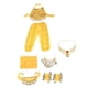 thumbnail image 3 of Conjunto de disfraces de danza del vientre para niñas, disfraz de Halloween, con lentejuelas Amarillo, 3 of 8