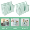 thumbnail image 3 of Homoyoyo 2Pcs Multifunctional Dishwasher Utensil Basket for Drying and Storing Light Green, 3 of 8