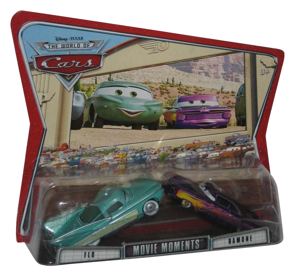 Disney Pixar Cars Movie Moments Flo & Ramone DieCast Toy Car Set