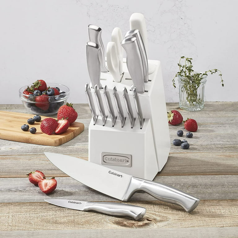  Cuisinart 15-Piece Knife Set with Block, High Carbon