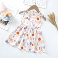 thumbnail image 3 of Zanarzt Girls Dresses Summer Dress Toddler Baby Girls Sleeveless Floral Flower Beach Princess Dress Clothes White,5-6 Years, 3 of 3