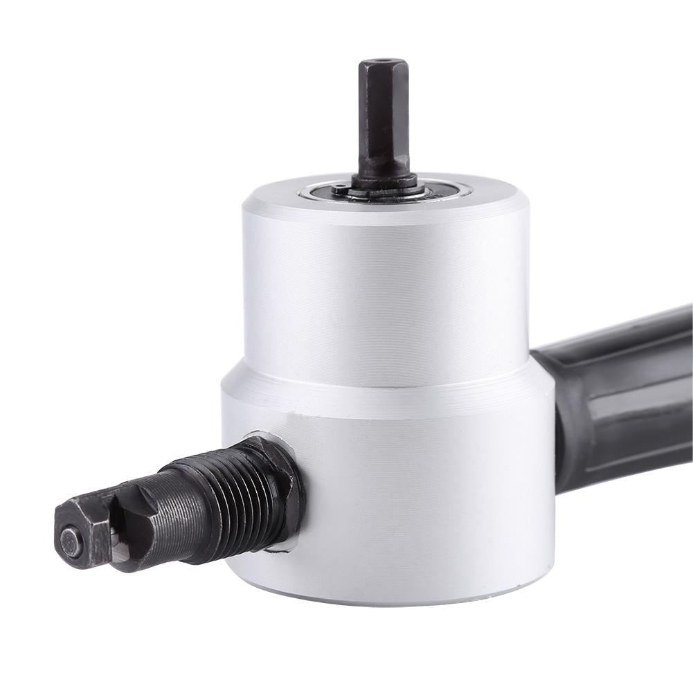 LYUMO Double Head Sheet Metal Cutter Electric Power Drill Attachment