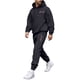 thumbnail image 2 of Ceisia Men's Loose Fit ECG Print Hooded Sweatshirt & Jogger Set - Warm Stretch Casual Two-Piece Tracksuit Gifts, 2 of 5