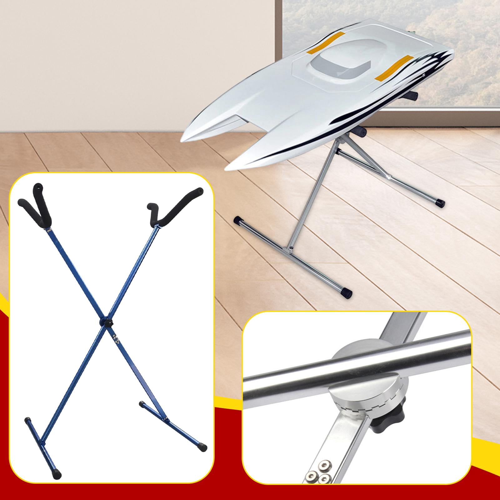 LeeQinersw RC Airplane Model Display Stand Aircraft Model Rack Multipurpose for Living Room Dark Blue