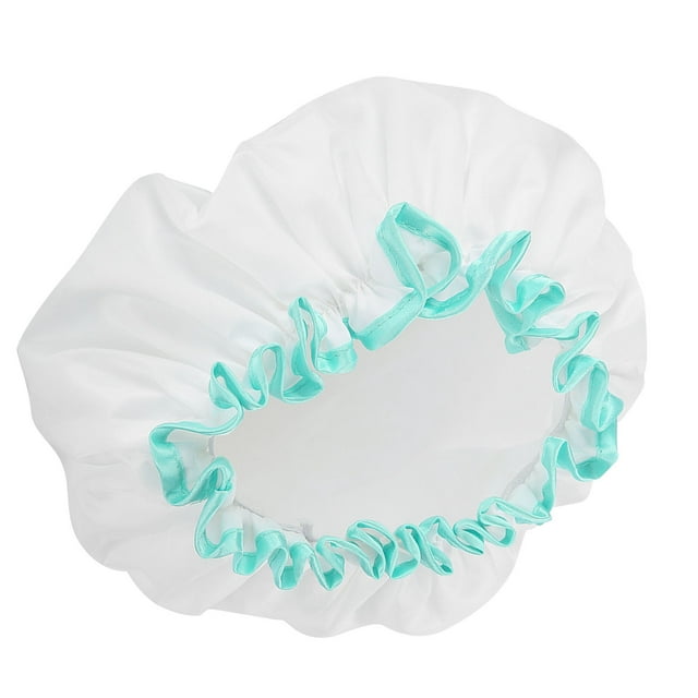 Gorro De Ducha Para Cabello Largo, Gorro De Ducha Impermeable De Doble Capa Para Adultos Gorro De Ducha Impermeable Reutilizable Gorro De Ducha Gorro De Baño Elástico Grueso
