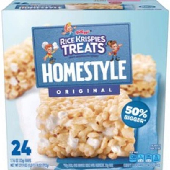 Kelloggs Rice Krispies Rice Krispies Treats Original Snack Bars, 24 Count - Pack of 24