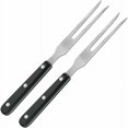 thumbnail image 1 of tenedores para trinchar, tenedores para ollas, tenedor para carne de acero inoxidable con mango de plástico 10., 1 of 5