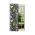 thumbnail image 2 of MKHERT Cute Animals Fox Owl Window Curtain Living Room,Bedroom Window Drapes 52x84 inch, 2 of 3