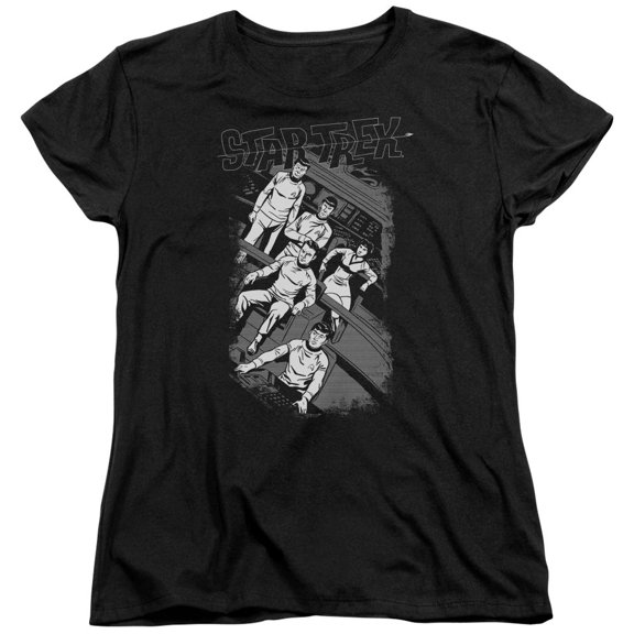 Star Trek - Retro Tilted Bridge - Women's Short Sleeve Shirt - Medium