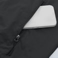 thumbnail image 6 of KIHOUT Men's UPF50+ Quick Dry Solid Color Hooded Windbreaker Lightweight Full Zip Breathable UV Protection Jacket for Outdoor Sports, 6 of 9