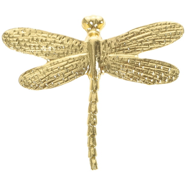 1pc adorno de adornos para el hogar de ala de latón de latón porche adornamiento (dorado)