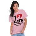thumbnail image 4 of I Love Cats People Annoy Me Funny Pet Women's Graphic T Shirt Tees Brisco Brands L, 4 of 6
