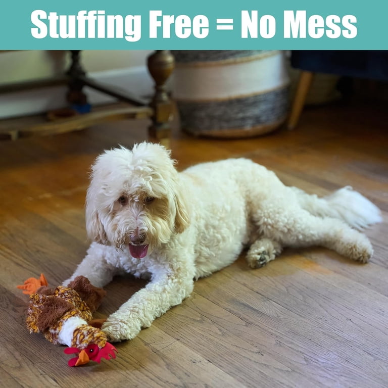SPOT Skinneeez No Crinklers Stuffing-Free Chicken Plush Dog Toy