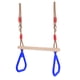 thumbnail image 2 of Columpio de trapecio Sunnimix con anillos de plástico para gimnasio Azul, 2 of 7