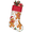 Multicolor 1, variant on Jiaoprinted Christmas Stocking, Christmas House Deer 18" Large Hanging Xmas Decorative Stocking for Fireplace Home Decor