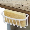 thumbnail image 2 of Kitchen Details Suction Cup Mount Iron Kitchen Sink 2.3" H, 5.5" L Sponge Caddy, White, 2 of 3
